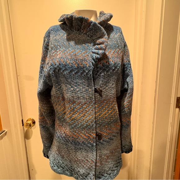 Sweaters - Patricia Palson’s hand woven chenille jacket